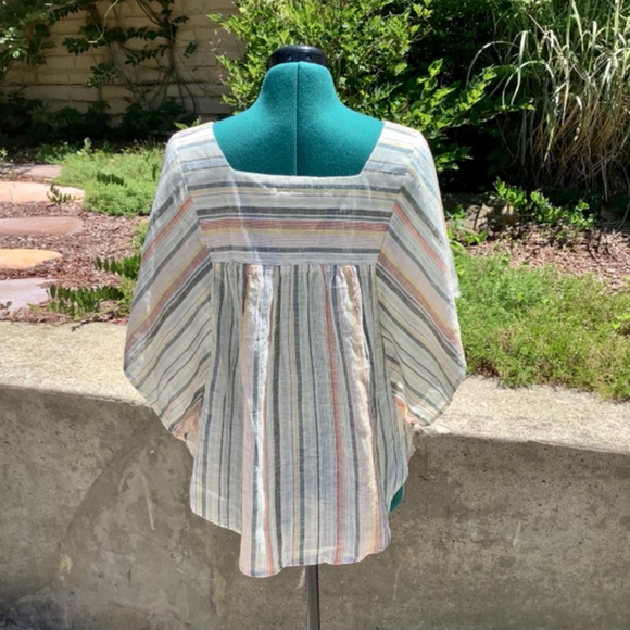 beachlunchlounge Multicolor Striped Top - Picture 2 of 3